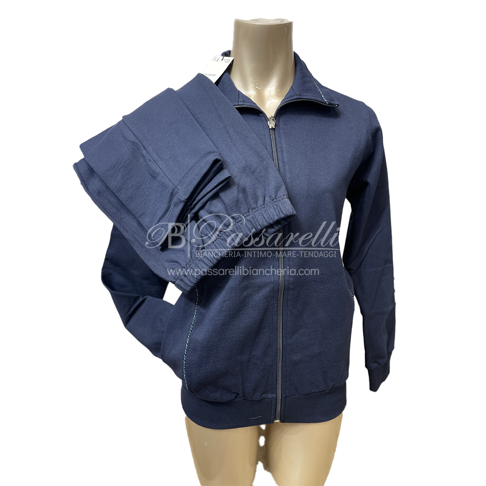 Oxigym Tuta in Cotone Felpato con Zip da Donna F973 2509S72