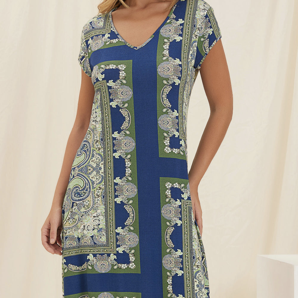 Oxigym Abito Estivo Senza Maniche in Viscosa V757 2506S70