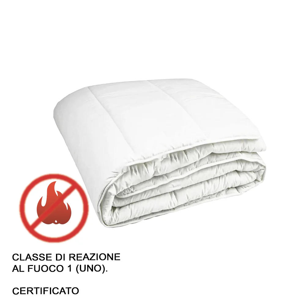 Piumino Invernale Ignifugo Bianco per Hotellerie - Varie Dimensioni