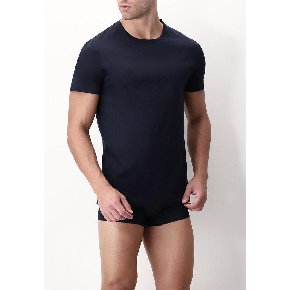 Perofil Maglia Intima da Uomo Girocollo Maniche Corte Filo Scozia Active VPRT00320 S29 - Passarelli Biancheria