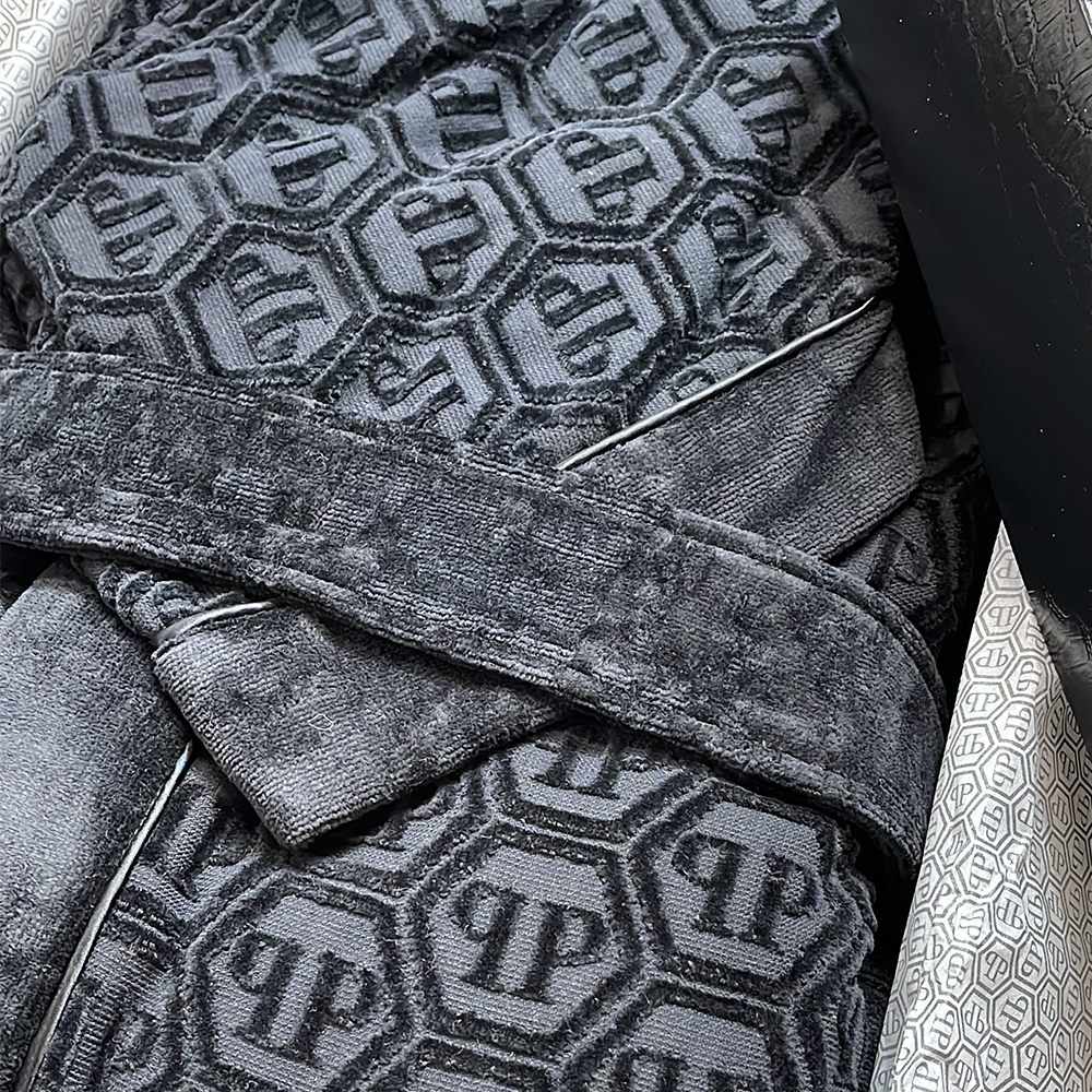 Philipp Plein Accappatoio Unisex Hexagon 2511S250