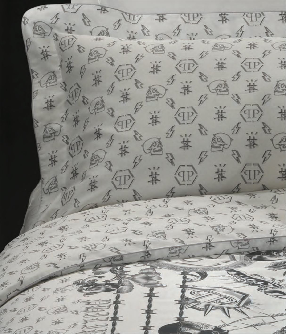 Philipp Plein Completo Copripiumino Matrimoniale New baroque Moderno