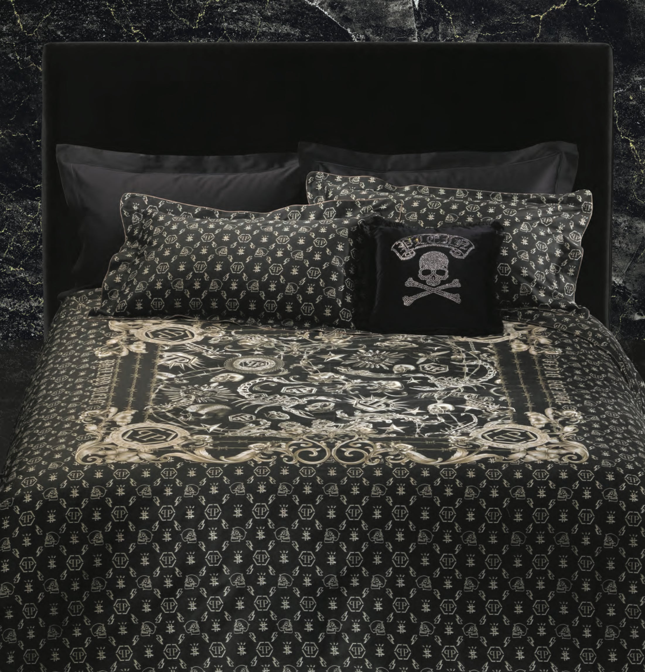 Philipp Plein Completo Copripiumino Matrimoniale New baroque Moderno