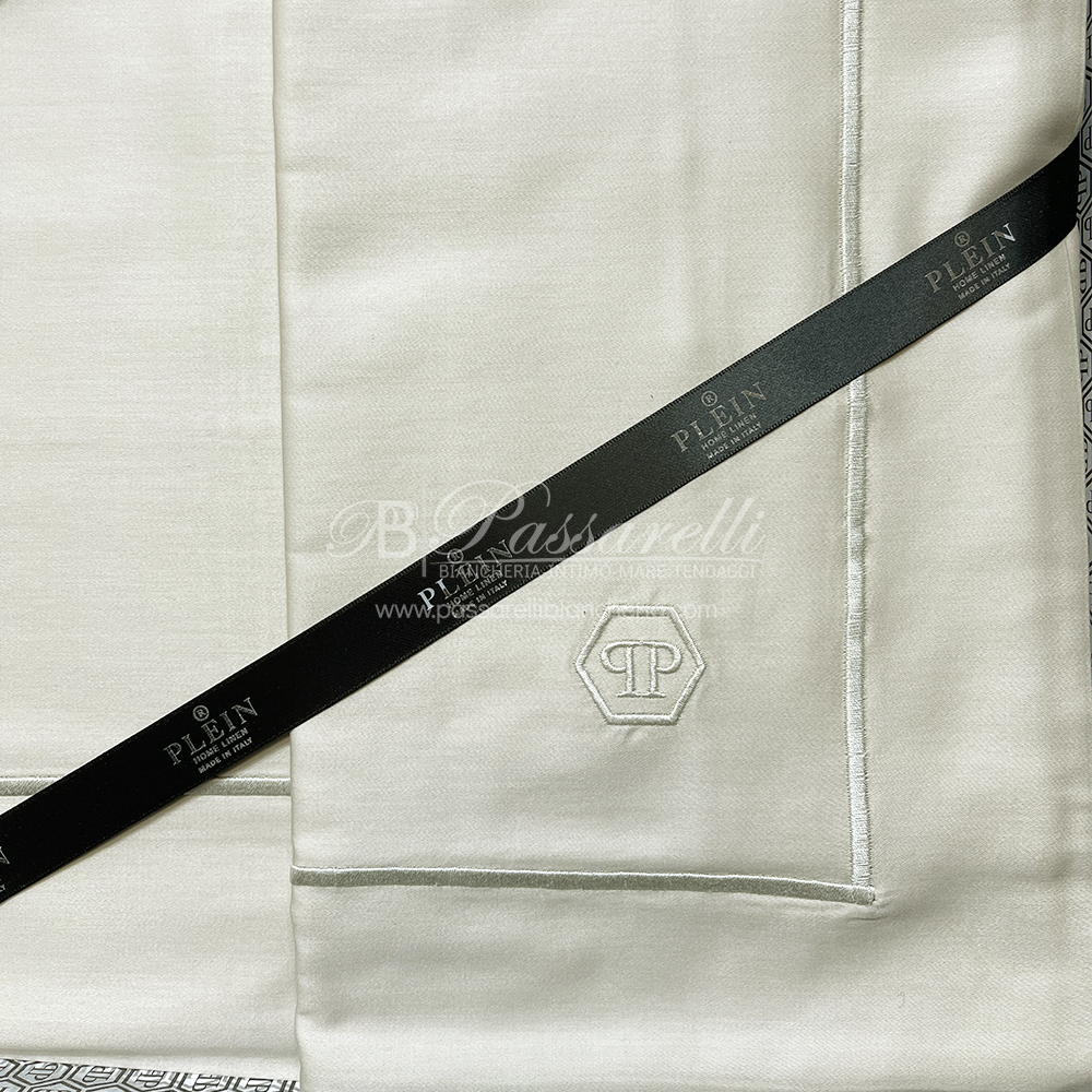 Philipp Plein Completo Lenzuola Matrimoniale Hexagon 2511S490