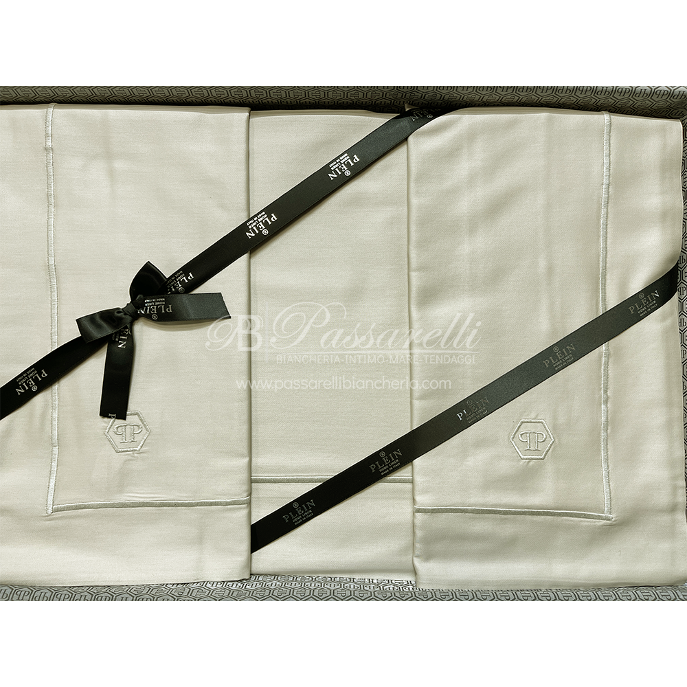 Philipp Plein Completo Lenzuola Matrimoniale Hexagon 2511S490