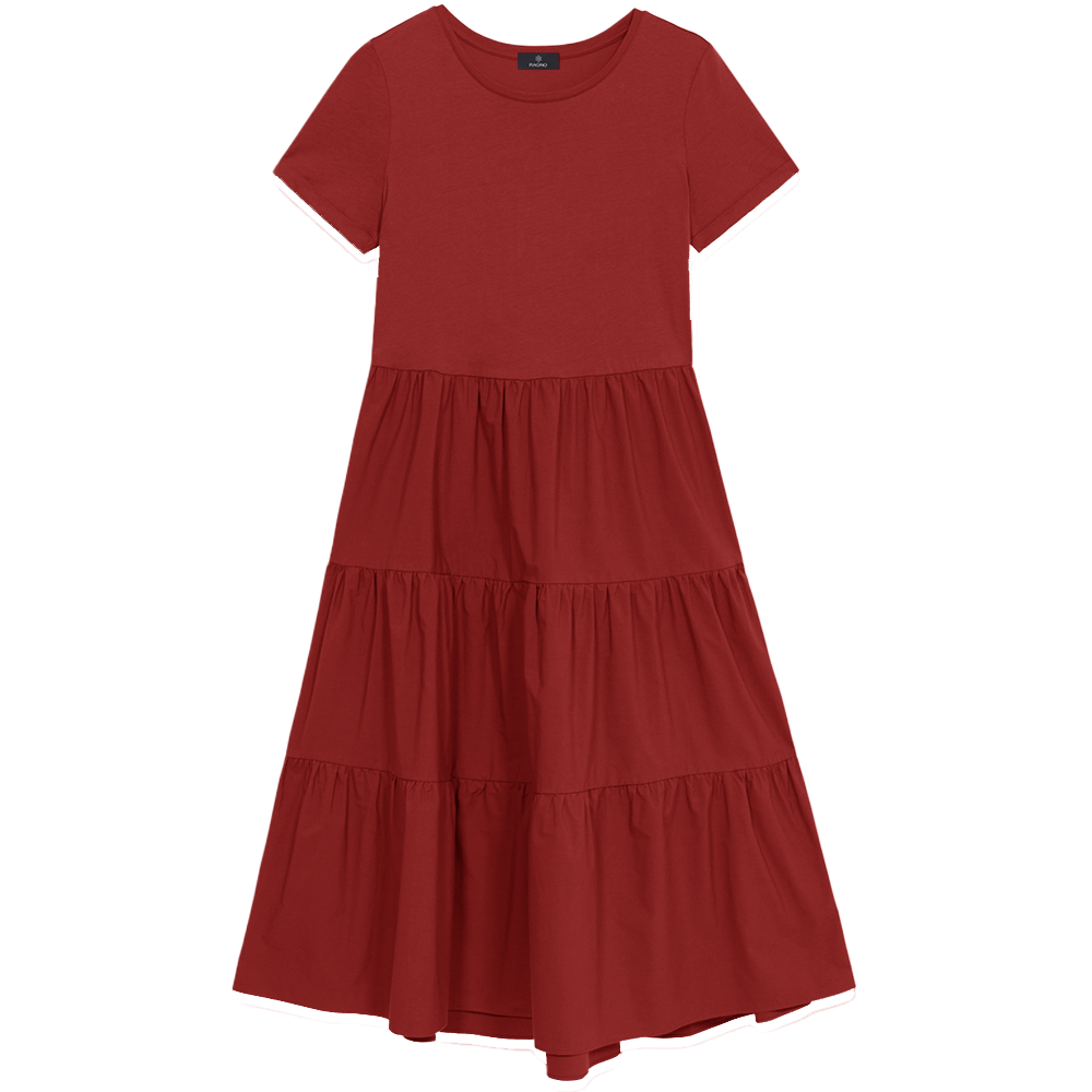 Ragno Abito Maniche Corte in Viscosa DM98DX S46