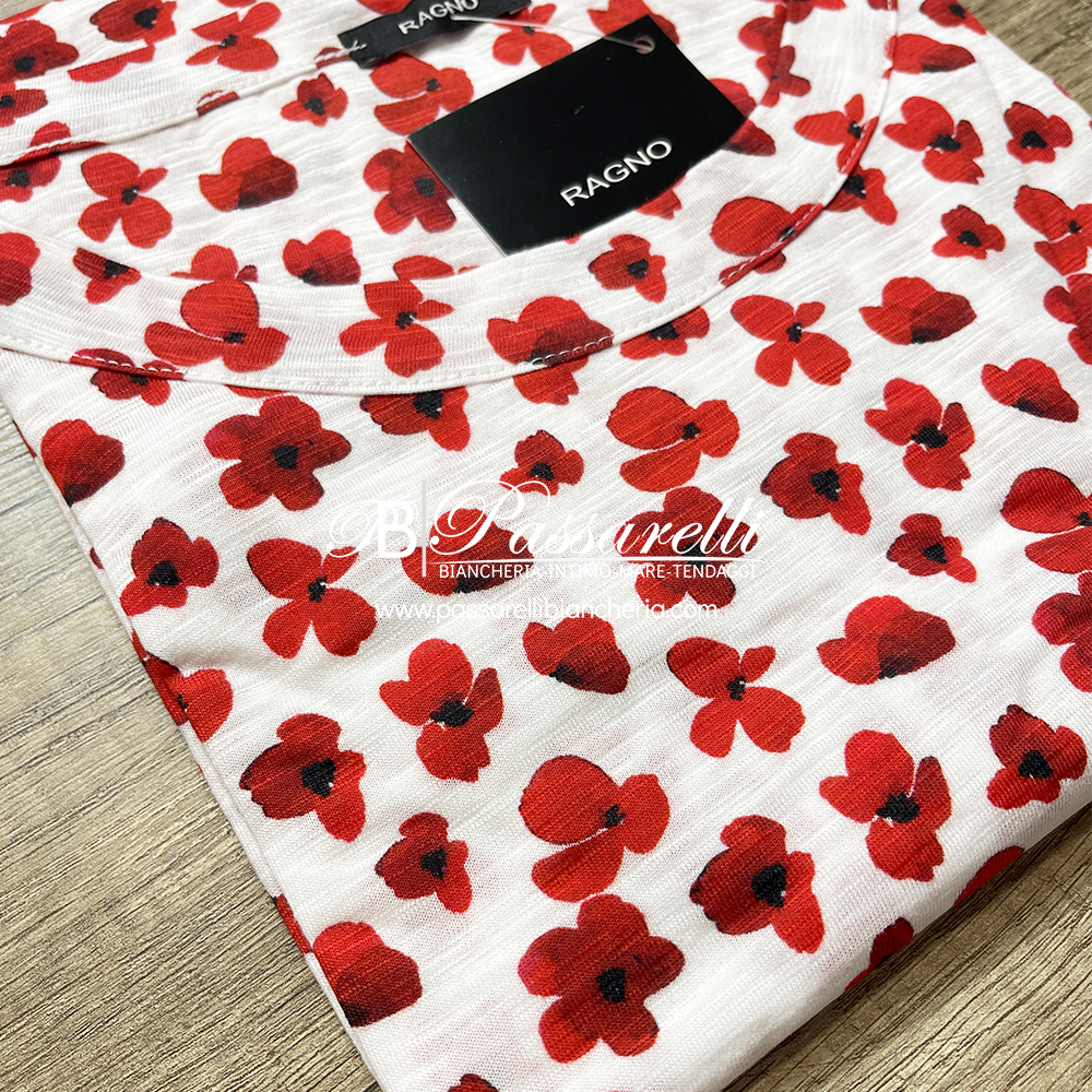 Ragno Maglia Donna Mezza Manica In Cotone Fantasia Revolution 712107