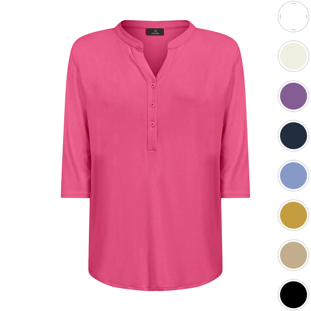 Ragno Maglietta da Donna a manica 3/4 in Viscosa Summer 70121L S23 - Vari Colori