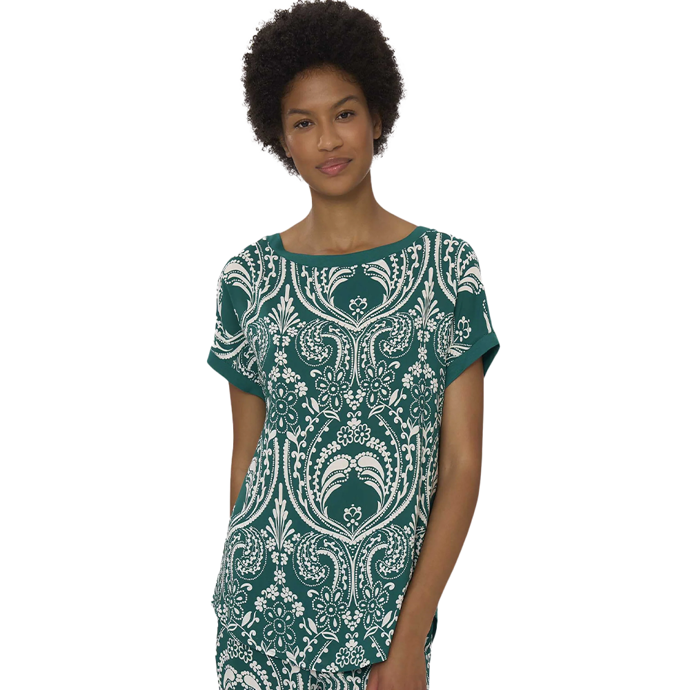 Ragno T-Shirt Basic Revolution Manica 3/4 In Viscosa Ed Elastan - Girocollo E Orlo Arrotondato - Colore 34 - 2