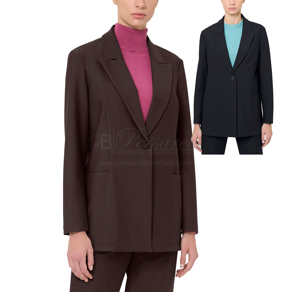 Ragno Blazer over destrutturato in tessuto compact DO24G9 2410S107