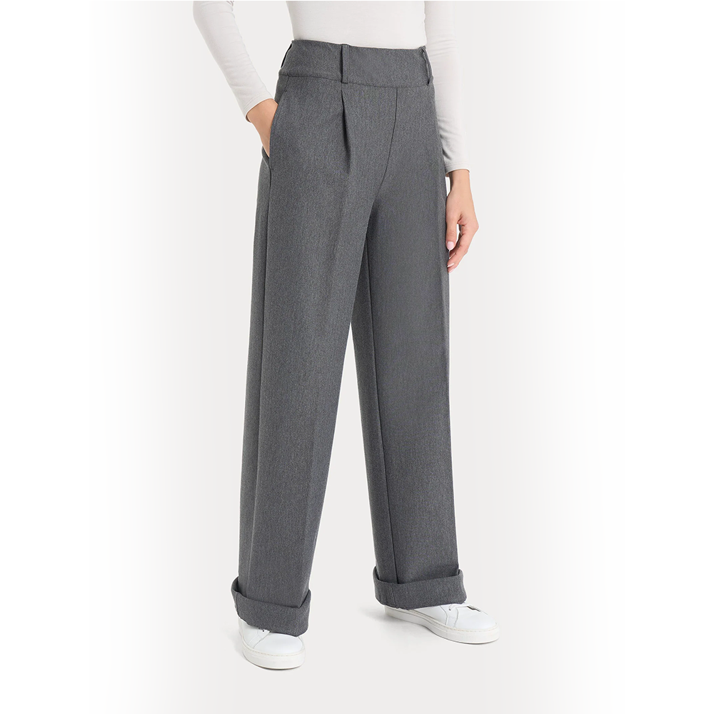 Ragno Pantalone Invernale da Donna ampio con tasche in Compact DO16PE 2411S74
