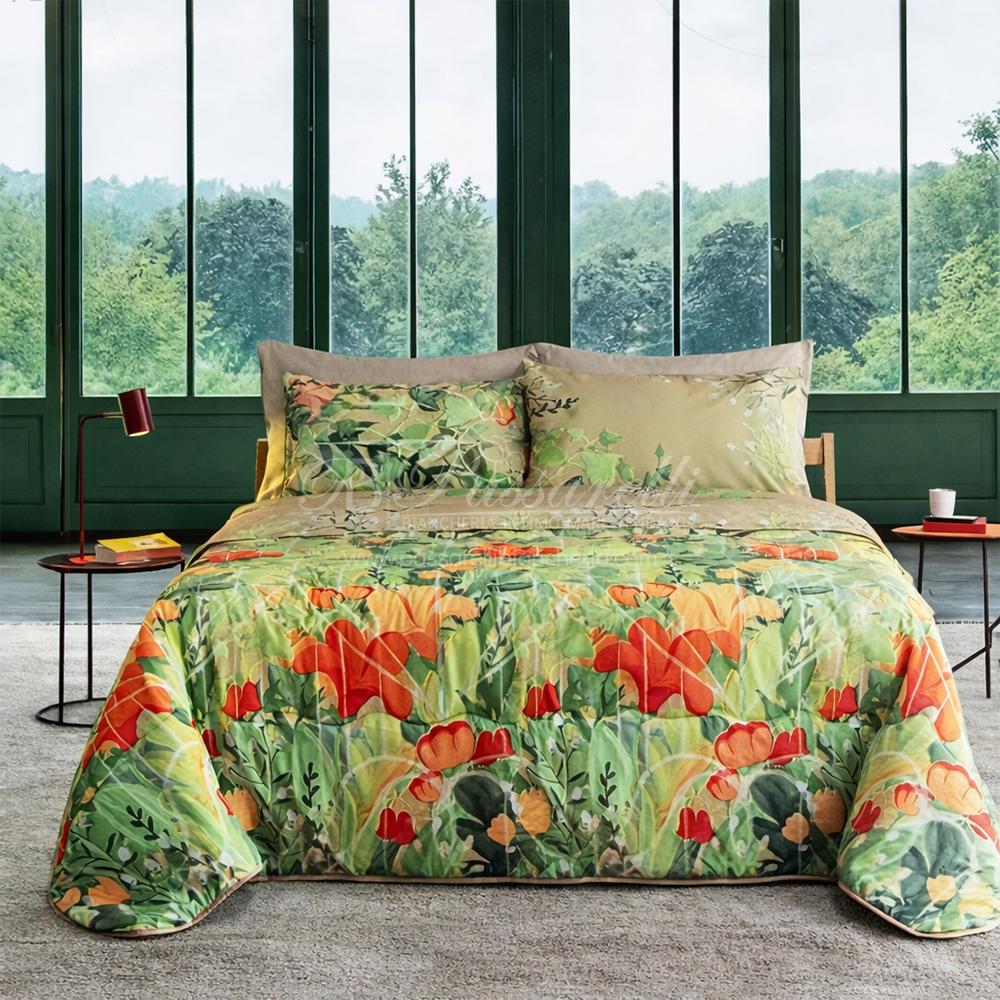 Bassetti Lenzuola Matrimoniale Flower Gate 2512S70