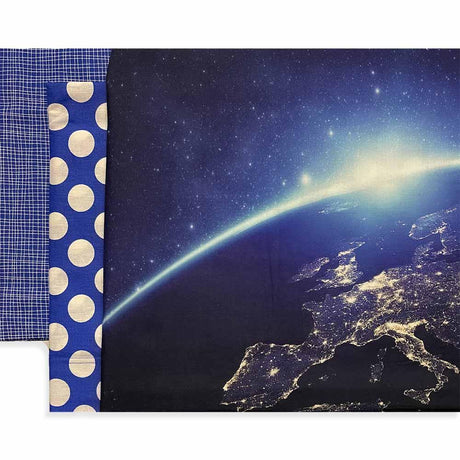 Riviera Completo Lenzuola per Letto Singolo Sky World Pois D20 - Passarelli Biancheria