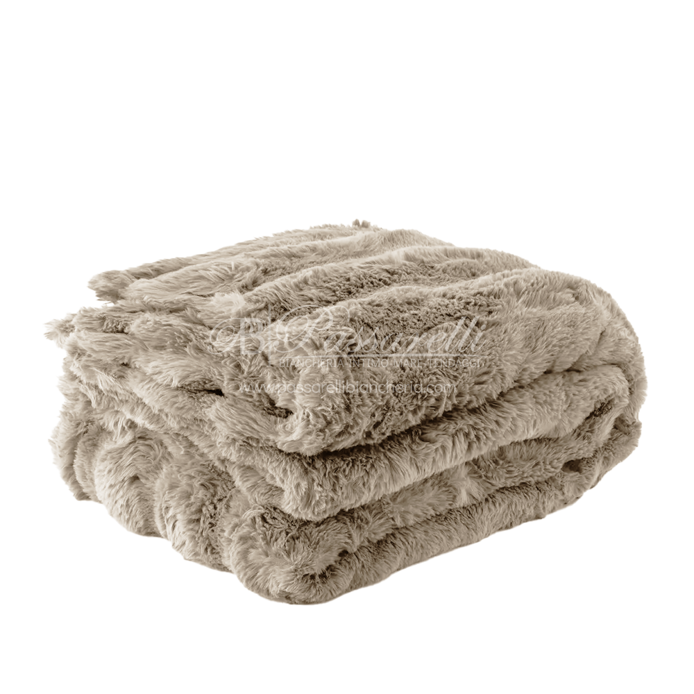 Riviera Plaid 210x240 In Ecopelliccia Owen 2411S