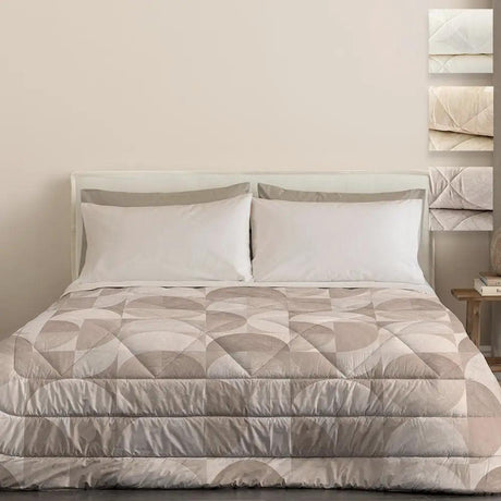 Riviera Trapunta in Tappezzeria Jacquard Matrimoniale Brando S140 - Passarelli Biancheria