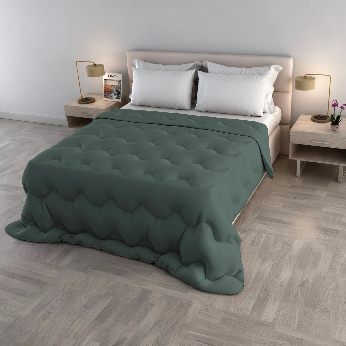 Trapunta Matrimoniale Water Washed 250x250 cm – Made in Italy