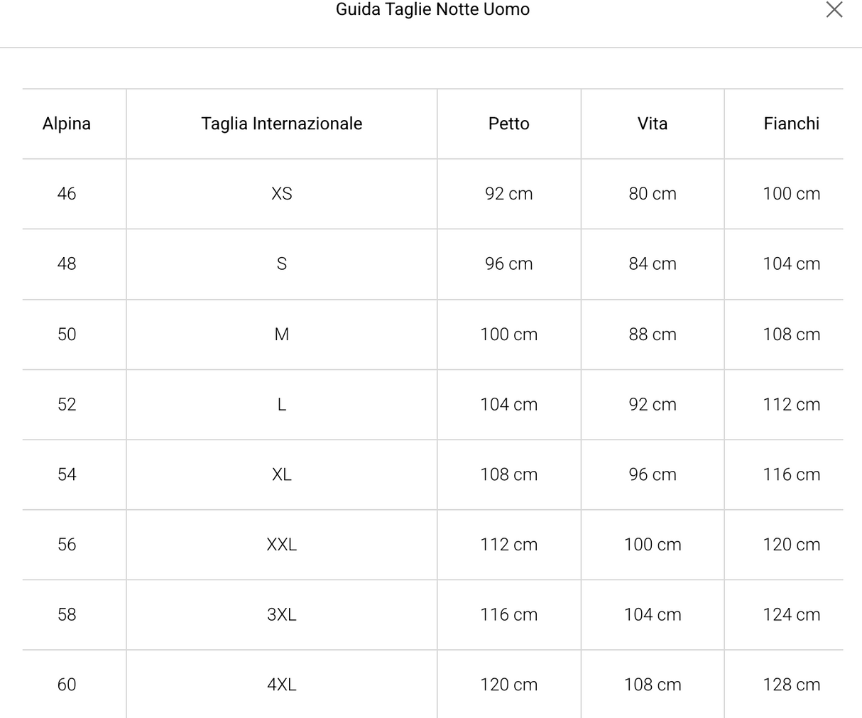 Alpina Pigiama Invernale Serafino in interlock di puro cotone AAL439 2510S70