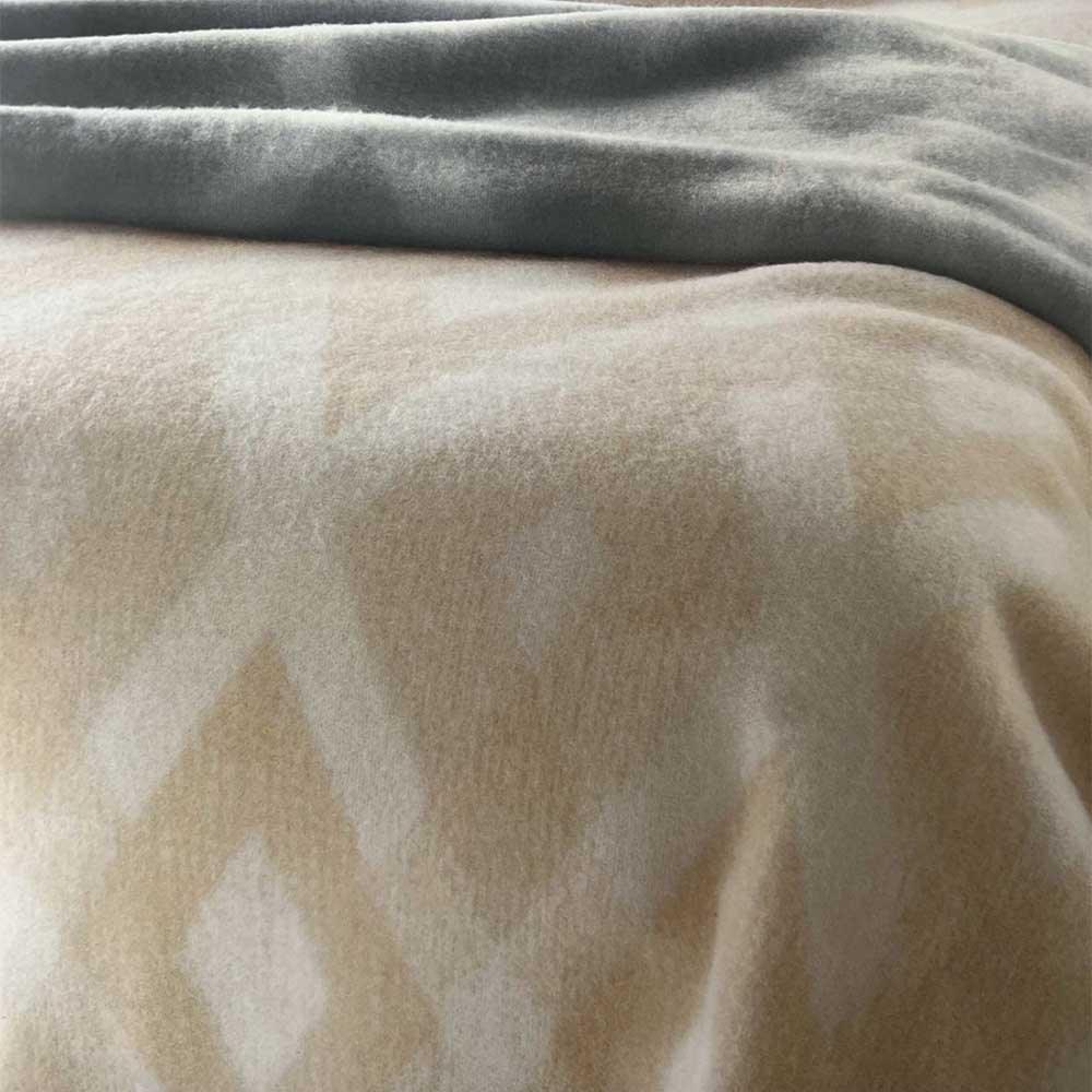 Somma Coperta Matrimoniale di Pura lana Nuova Greta 22790 40 513 S180 - Passarelli Biancheria