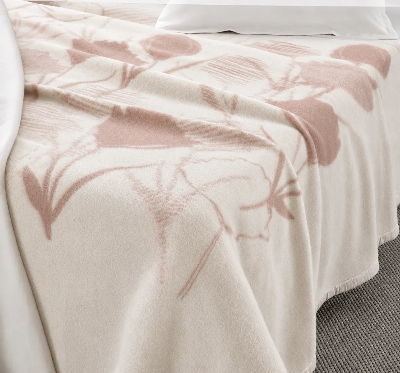 Somma Coperta per Letto Matrimoniale di Pura lana Nuova Greta 22790 40 580
