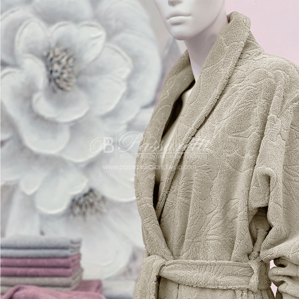 Svad Dondi Accappatoio Spugna Jacquard Sciallato Anima 2502B82