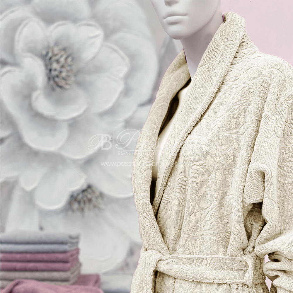 Svad Dondi Accappatoio Spugna Jacquard Sciallato Anima 2502B82