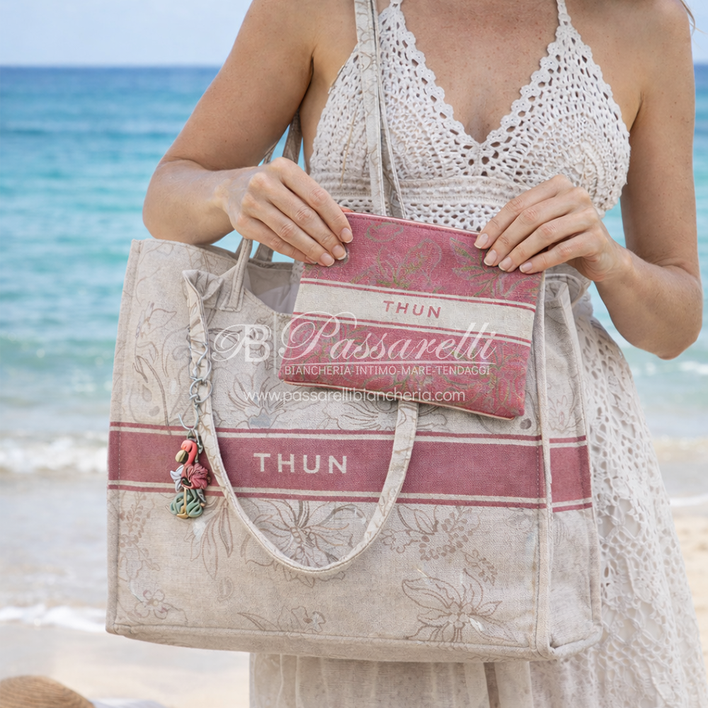 THUN® Borsa Mare con Pochette + Charm Mare Donna One Size