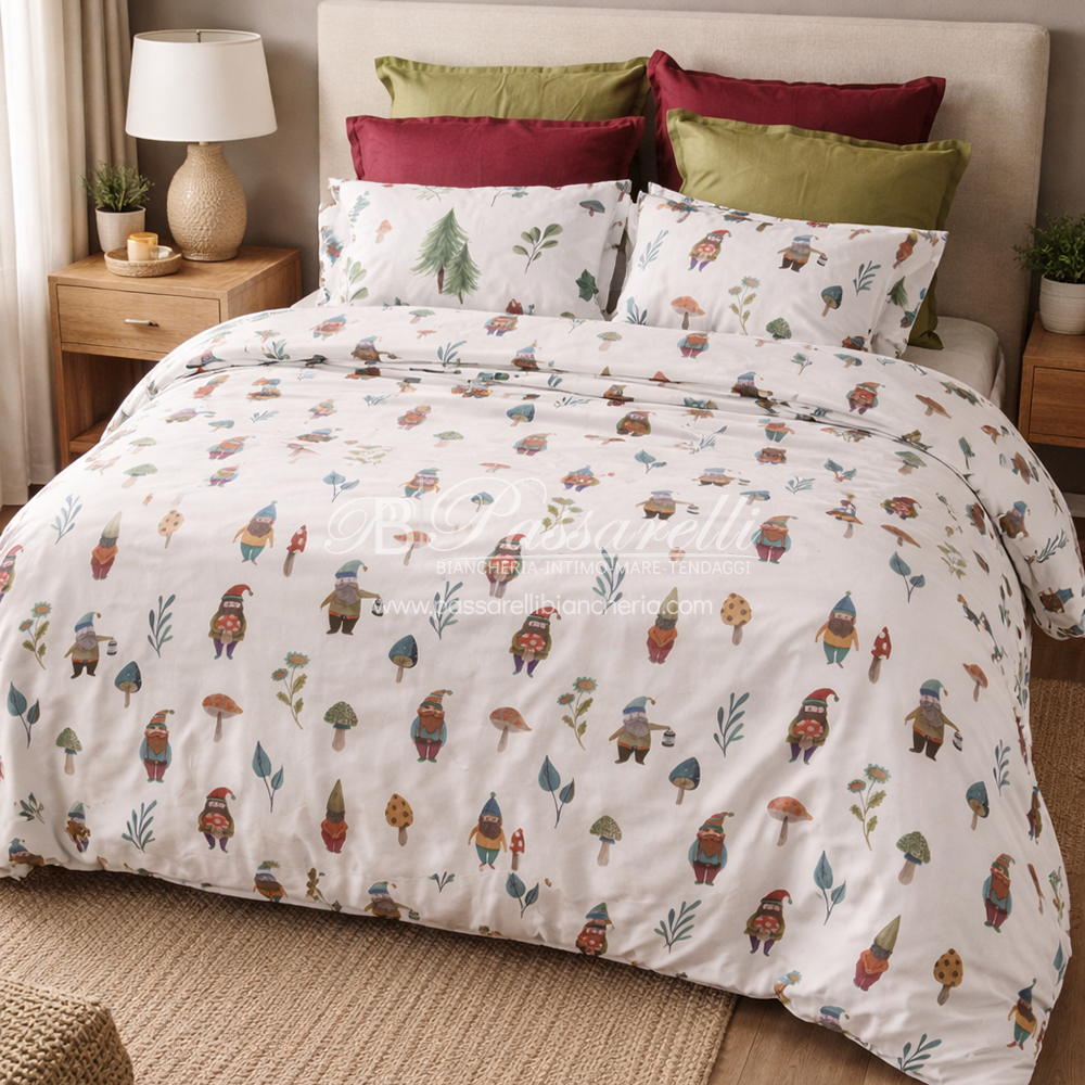 Tessitura Toscana Parure Copripiumino Memolo - Varie Dimensioni