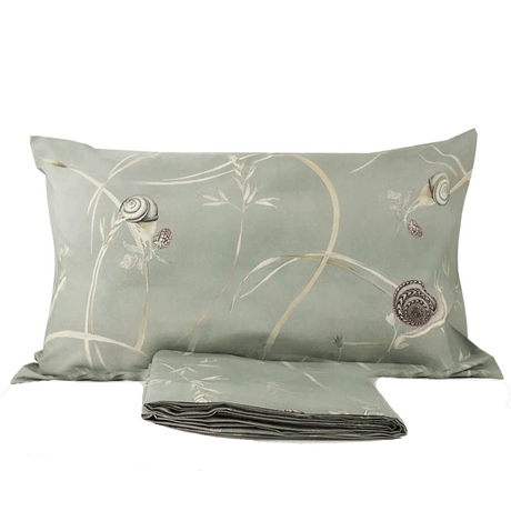 Tessitura Toscana Parure Copripiumino Piazza e Mezza Rugiada B105 - Passarelli Biancheria