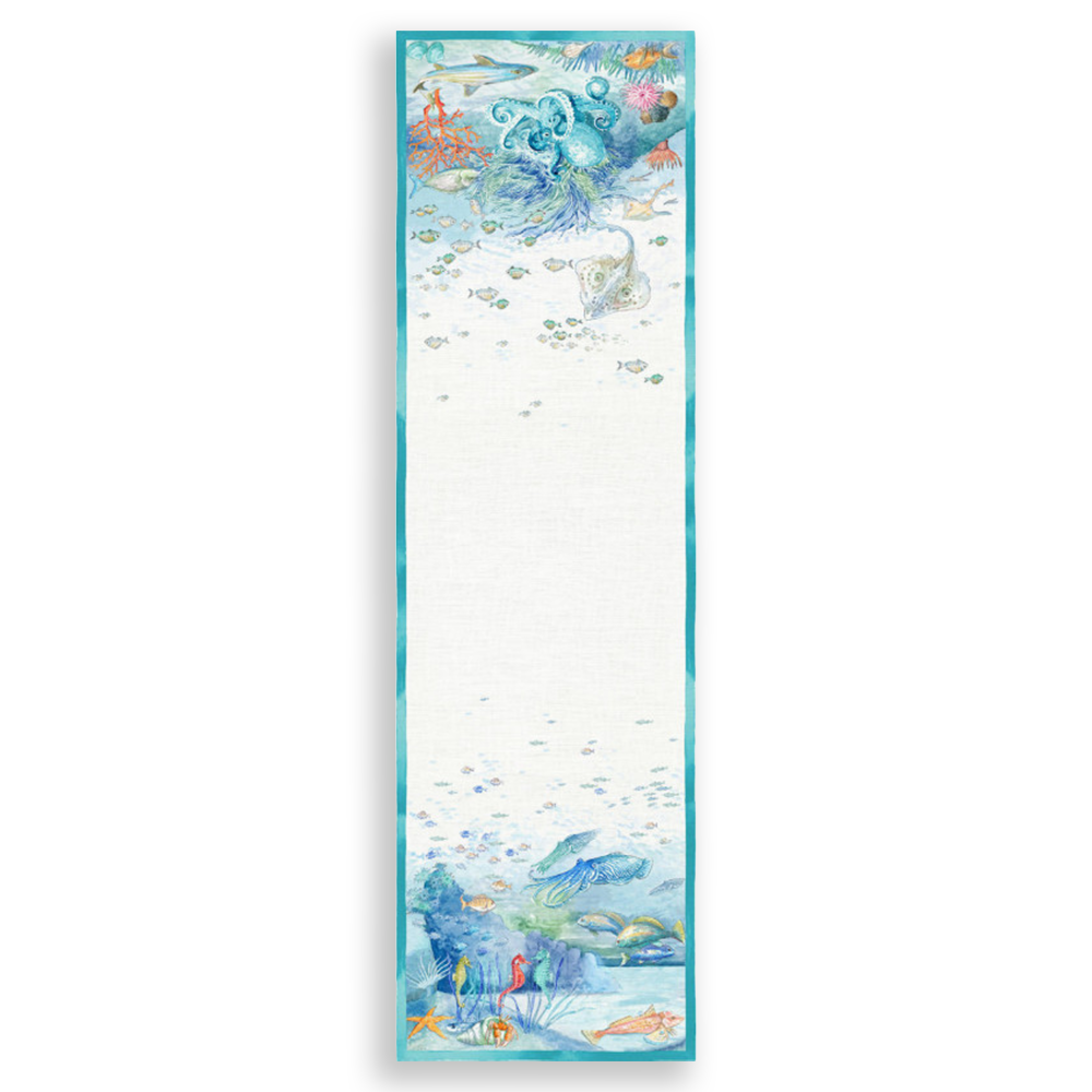 Tessitura Toscana Telerie Tovaglia e Runner in P.Lino Isuela - Varie Dimensioni