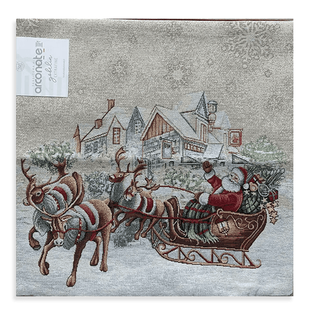 Tessitura di Arconate Cuscino Arredo Natalizio in Gobelin S56 - Vari Disegni - Passarelli Biancheria