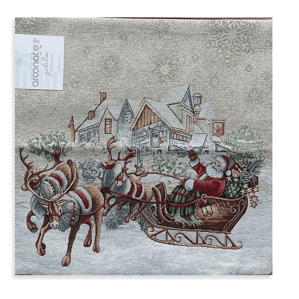 Tessitura di Arconate Cuscino Arredo Natalizio in Gobelin S56 - Vari Disegni - Passarelli Biancheria