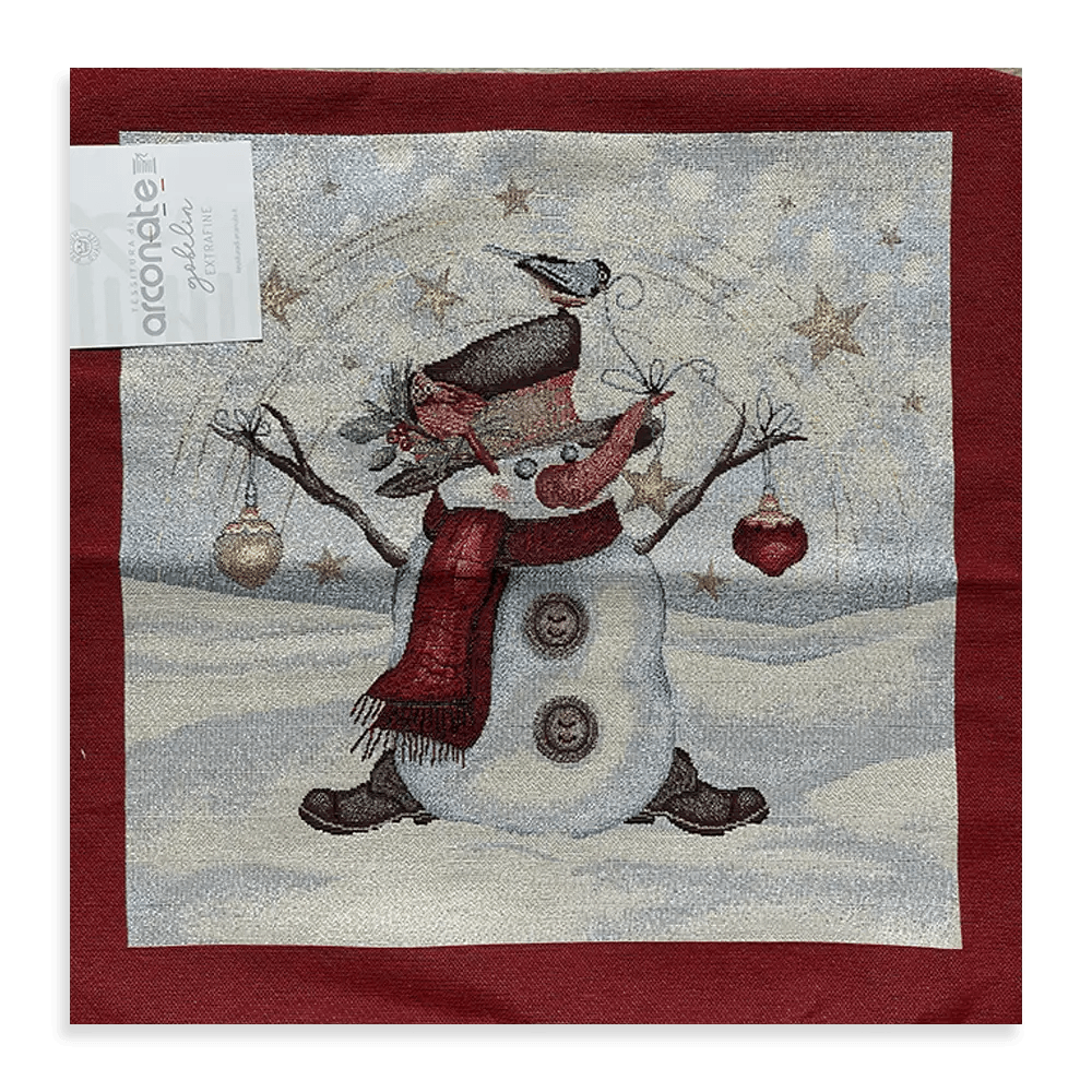 Tessitura di Arconate Cuscino Arredo Natalizio in Gobelin S56 - Vari Disegni - Passarelli Biancheria