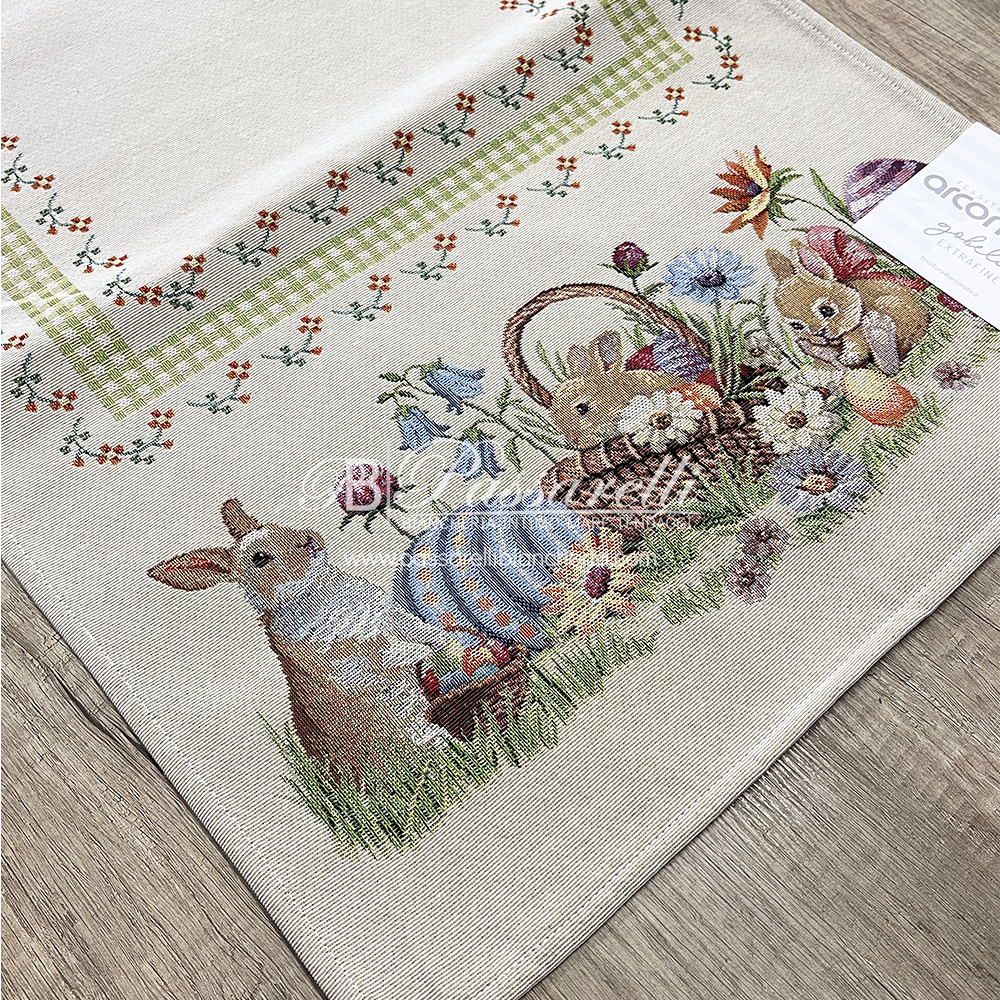 Tessitura di Arconate Runner in Gobelin Pasquale 45x140 2503S10