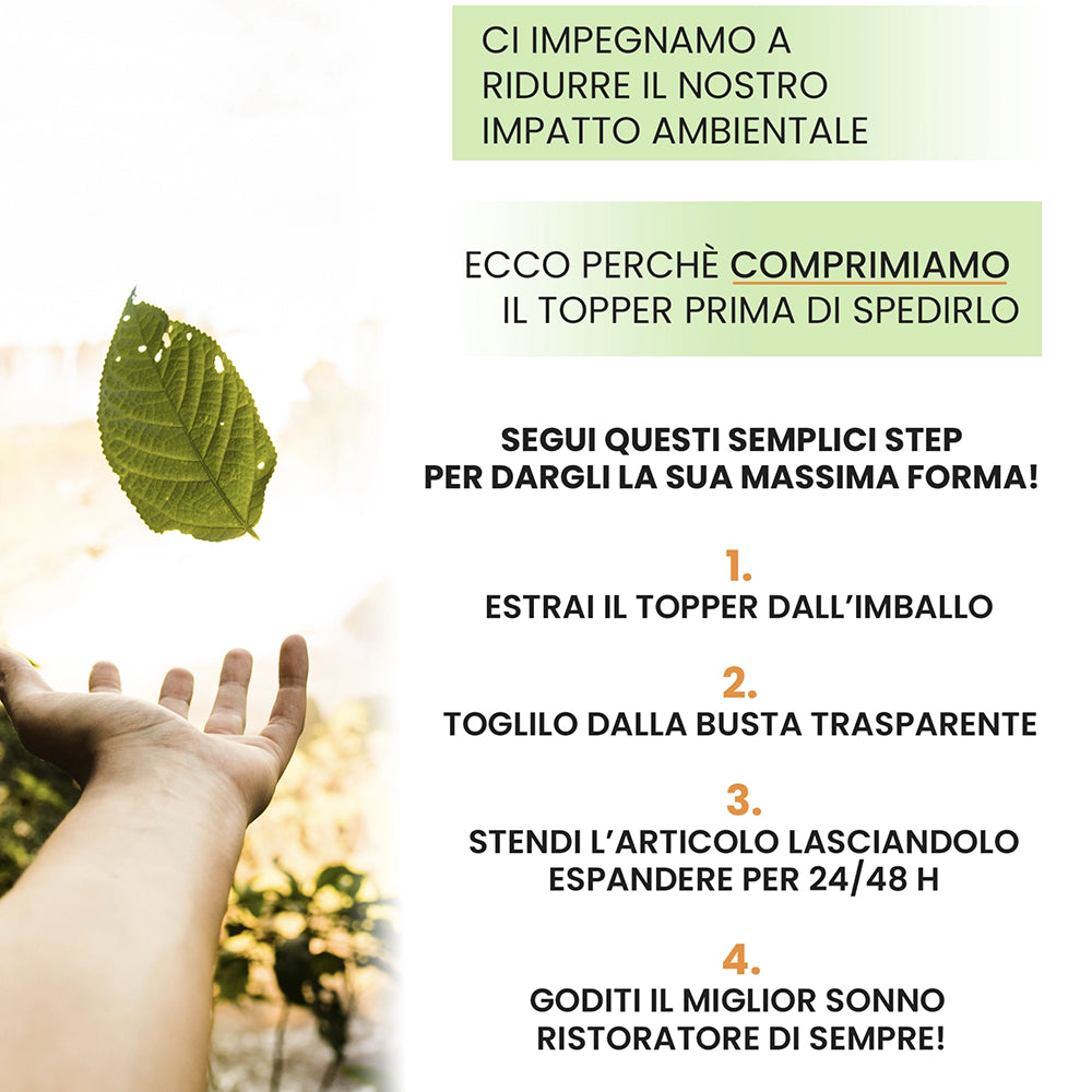 Topper Coprimaterasso Trapuntato Air 4 stagioni - Varie Dimensioni