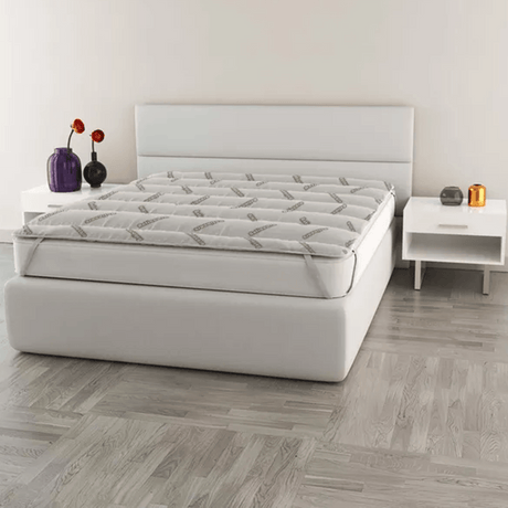 Topper Coprimaterasso Trapuntato Antiacaro - Varie Dimensioni - Passarelli Biancheria