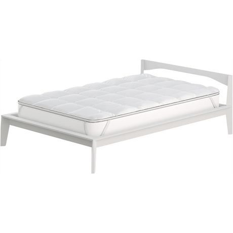 Topper Coprimaterasso Trapuntato Fancy Bianco - Varie Dimensioni - Passarelli Biancheria