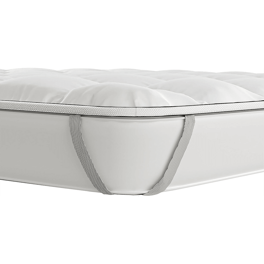 Topper Coprimaterasso Trapuntato Fancy Bianco - Varie Dimensioni - Passarelli Biancheria