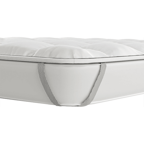 Topper Coprimaterasso Trapuntato Fancy Bianco - Varie Dimensioni - Passarelli Biancheria