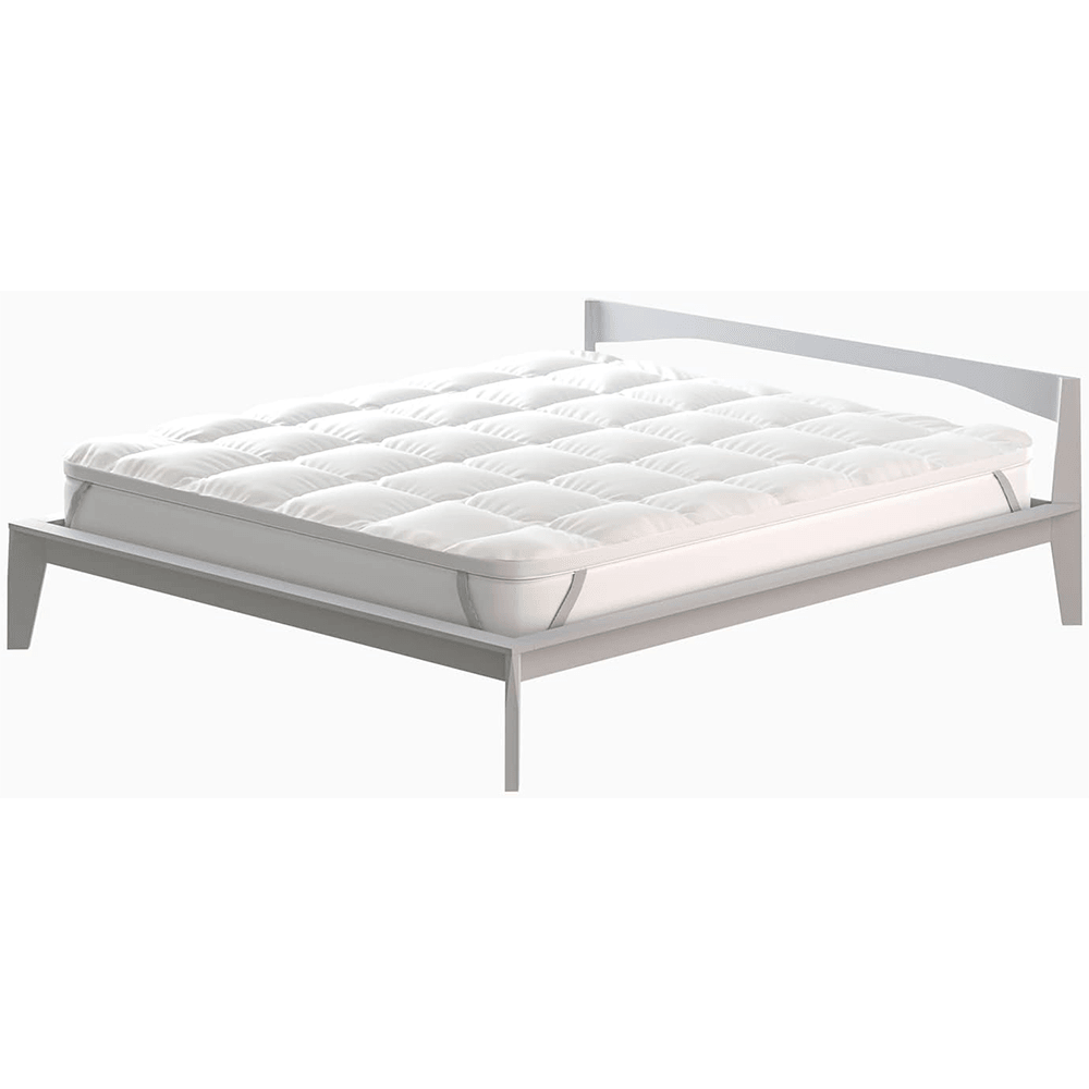 Topper Coprimaterasso Trapuntato Plus Bianco - Varie Dimensioni - Passarelli Biancheria