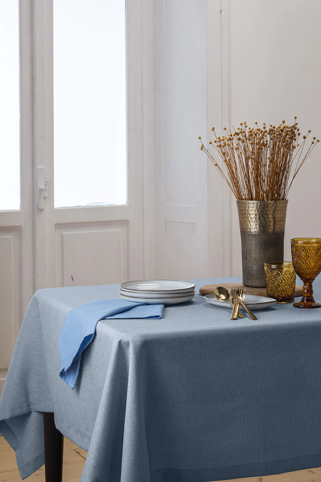 Di Maestro Tovaglia Antimacchia Effetto Lino - Varie Dimensioni 2502S