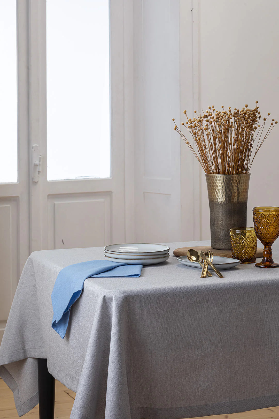 Di Maestro Tovaglia Antimacchia Effetto Lino - Varie Dimensioni 2502S