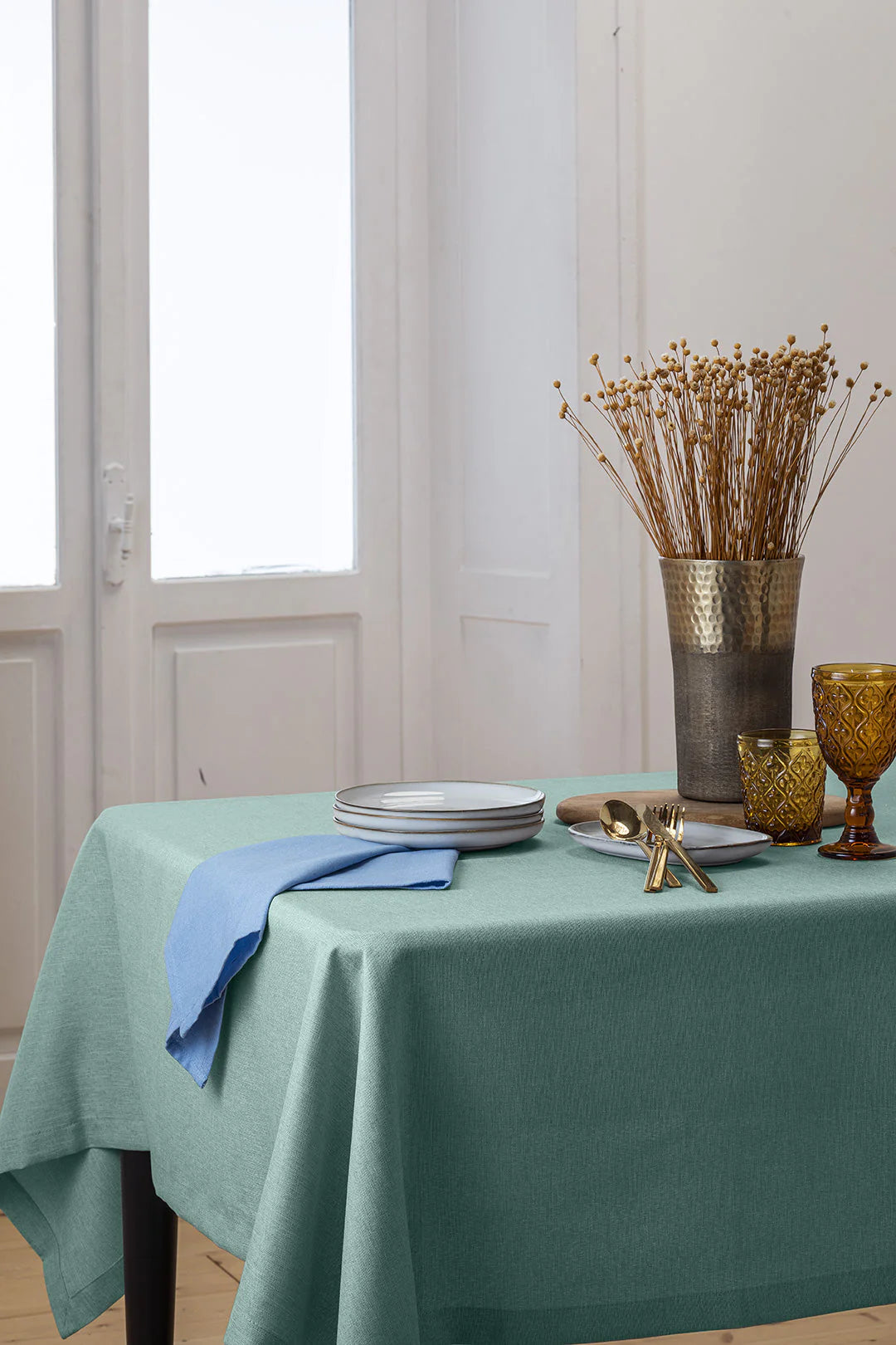 Di Maestro Tovaglia Antimacchia Effetto Lino - Varie Dimensioni 2502S