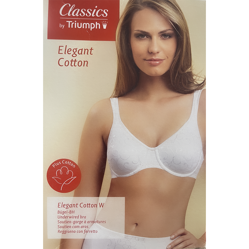 Triumph Reggiseno con Ferretto Elegant Cotton W S40