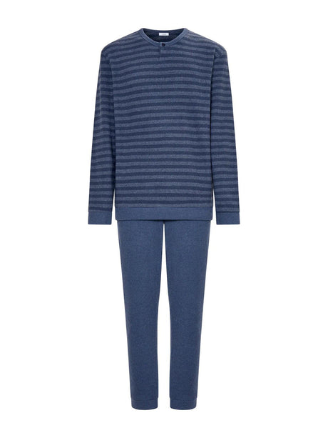Ragno Pigiama Invernale da Uomo in Cotton Eco Pile U773N1 S49 - Passarelli Biancheria