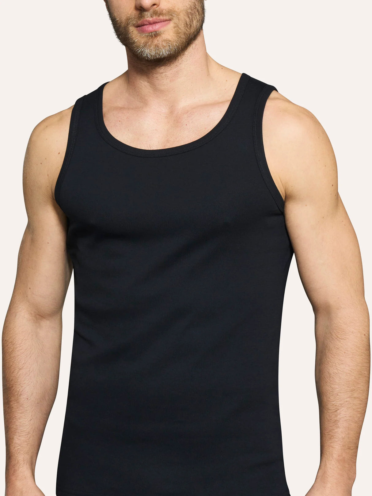 Canottiera a spalla larga in caldo cotone - Thermo Cotton U801A2 2412S12