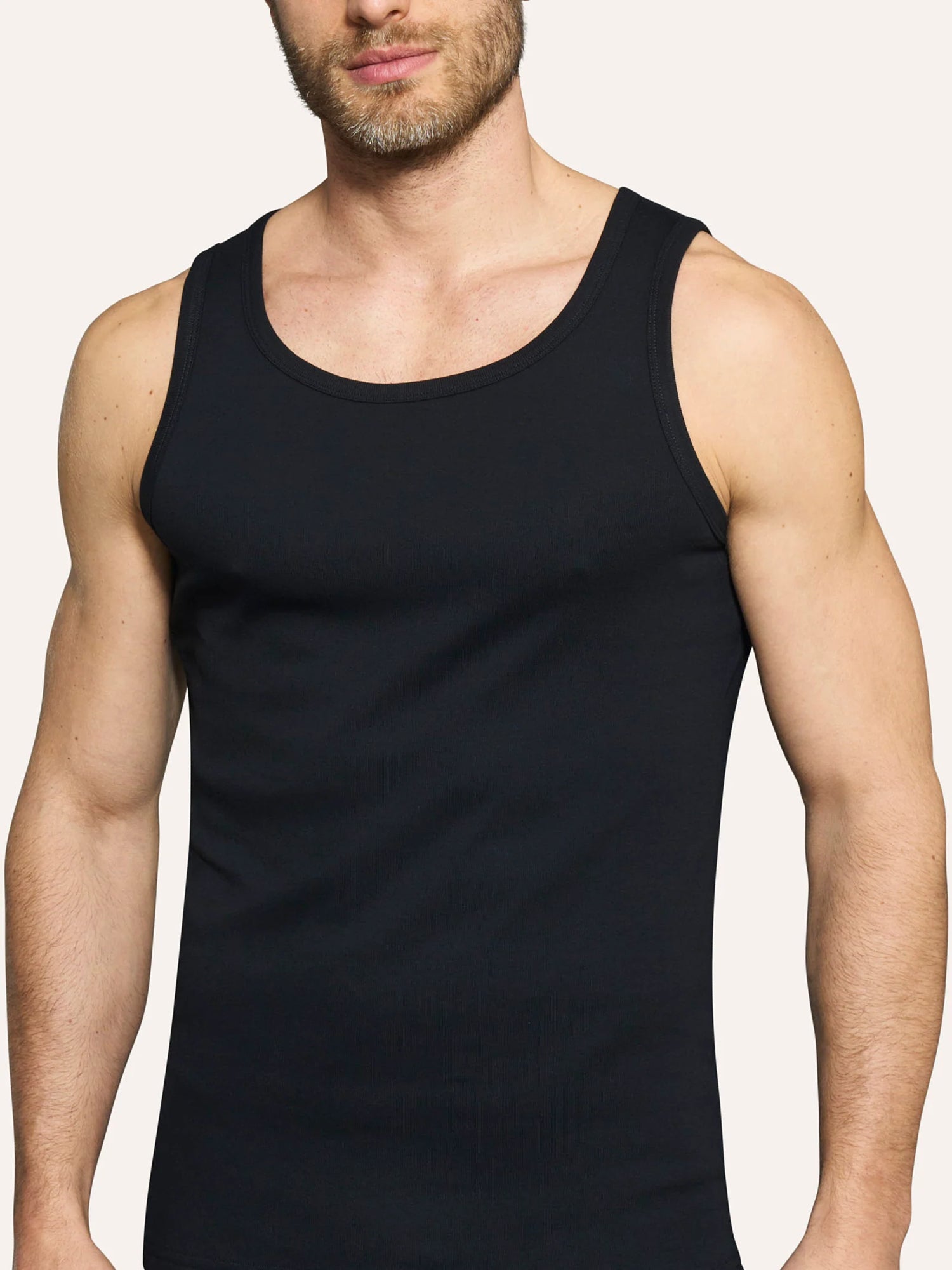 Canottiera a spalla larga in caldo cotone - Thermo Cotton U801A2 2412S12