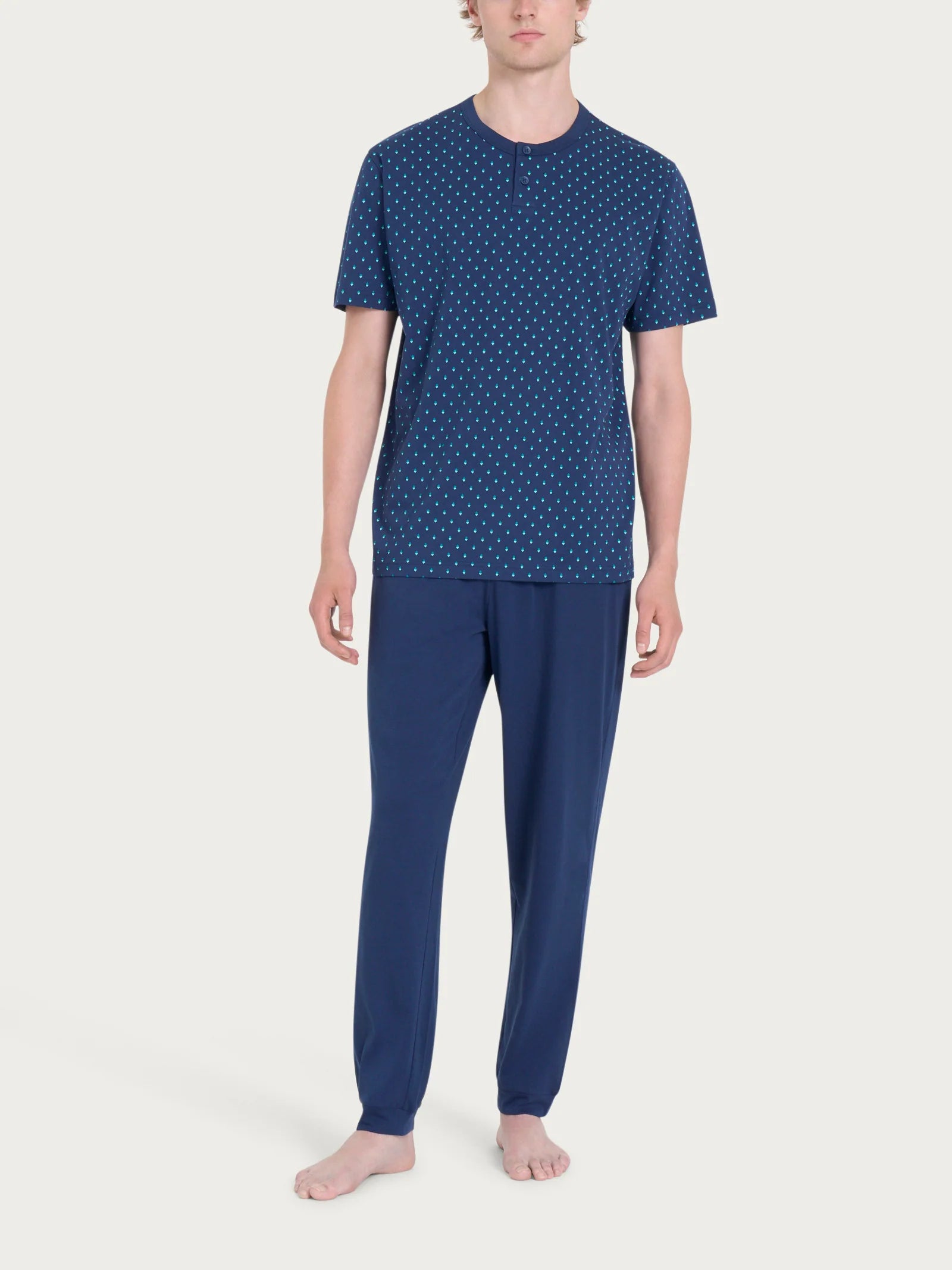 Ragno Pigiama da uomo 3 Pezzi Maniche Corte U909NT 2503S32