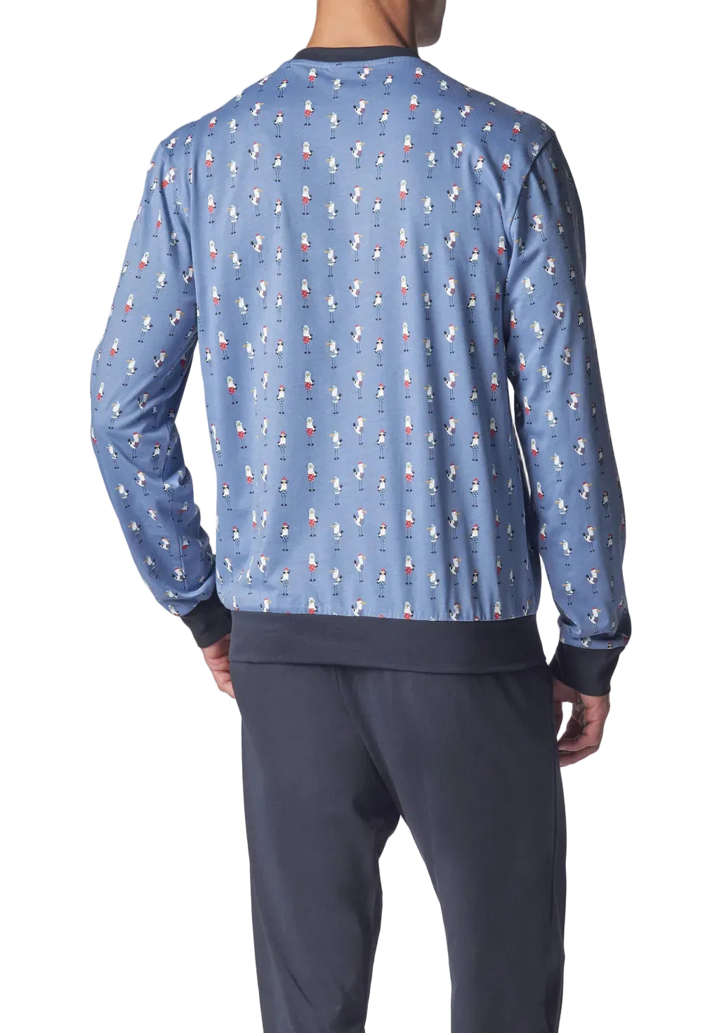 Cagi Pigiama Lungo Cotone Leggero da Uomo 4433-1062 2601S25