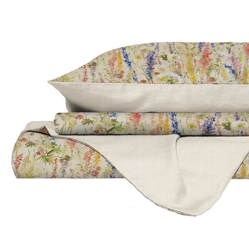 Parure Copripiumino Matrimoniale in Cotone 100% Made in Italy - Vari Disegni