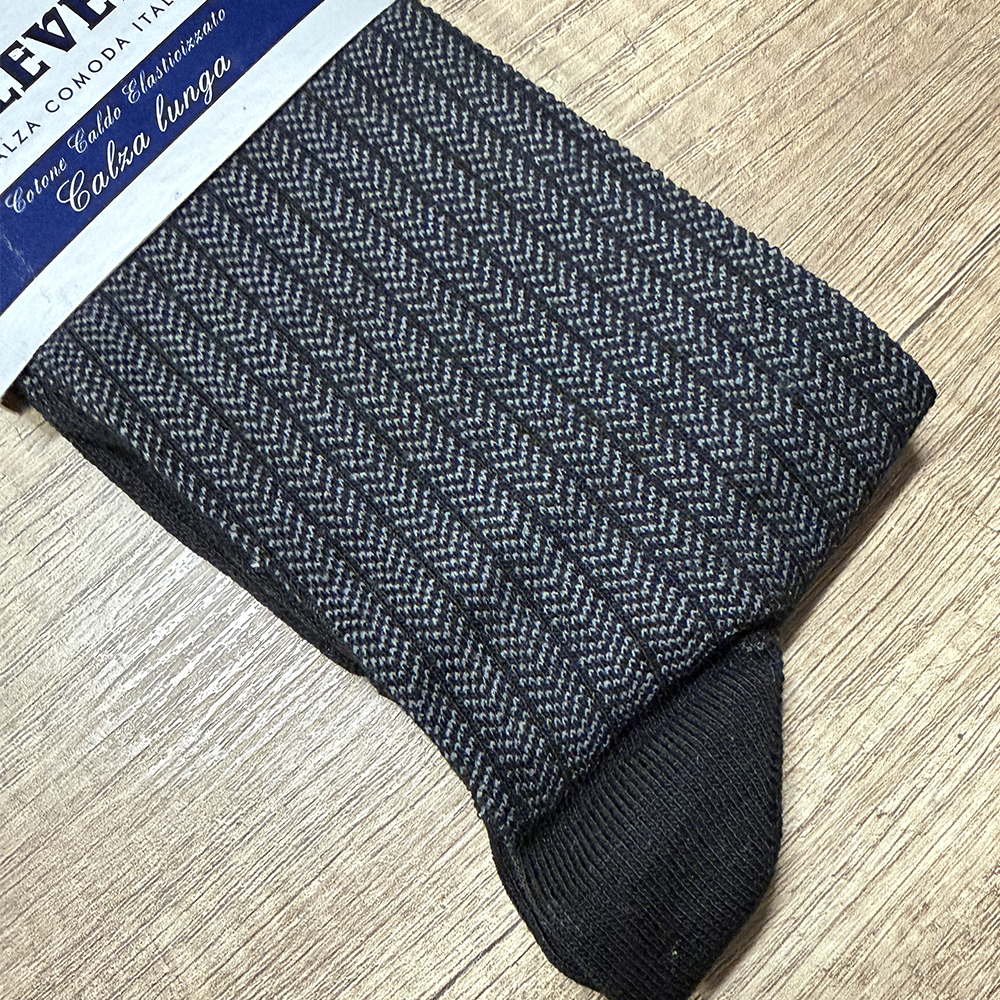 Valleverde Calzini Lunghi Fantasia in Caldo Cotone da Uomo V057 1809S80